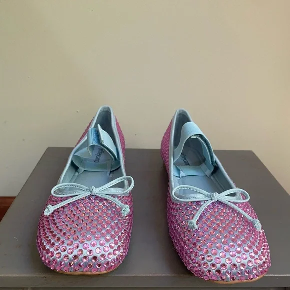 Jeffrey Campbell Prima Gemstone Mary Jane Ballet Flats - NEW NWOB - Picture 2 of 9